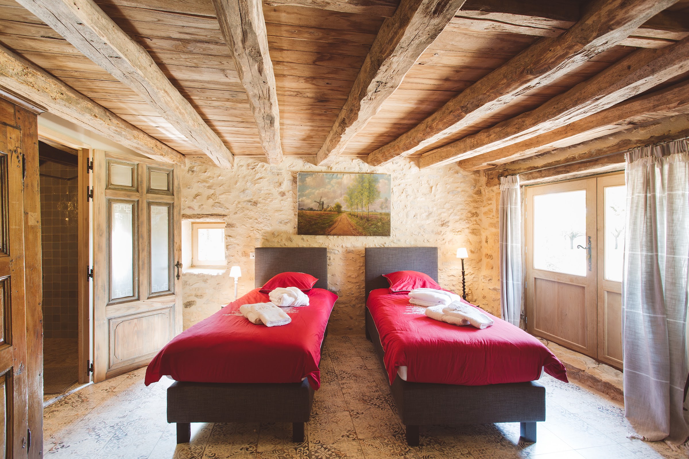 Chambre à lits jumeaux